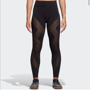 Adidas 7/8 Warp Knit Tights - worn twice